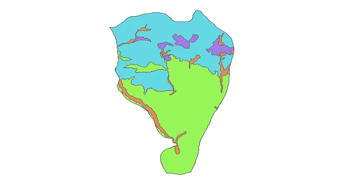 بروزترین نقشه شیپ فایل کاربری اراضی شهرستان پردیس + PDF