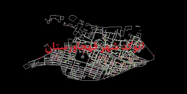 دانلود نقشه اتوکد شهر قهجاورستان