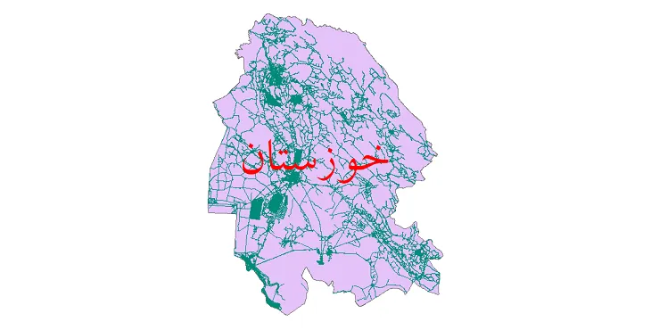 دانلود نقشه شیپ فایل (GIS) راه های استان خوزستان