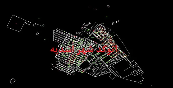 دانلود نقشه اتوکد شهر اسدیه