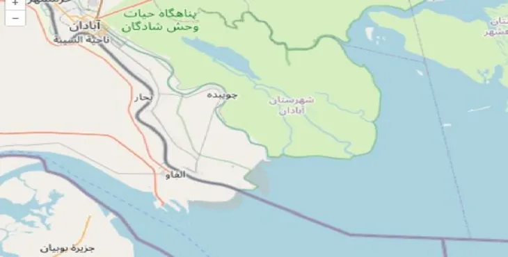 دانلود نقشه شهرستان آبادان + pdf با کیفیت بالا