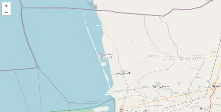 دانلود نقشه شهرستان گمیشان + pdf با کیفیت بالا
