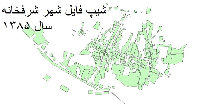 دانلود شیپ فایل بلوک آماری شهر شرفخانه