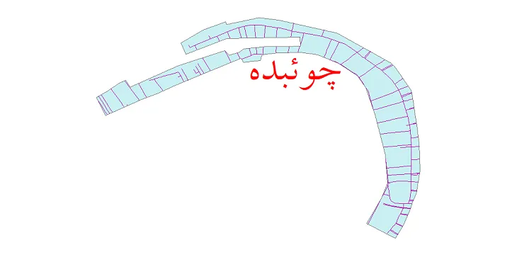 دانلود نقشه شیپ فایل شبکه معابر شهر چوئبده