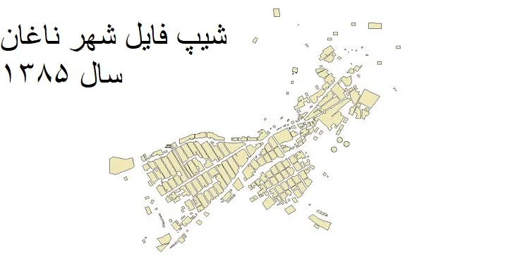دانلود شیپ فایل بلوک آماری شهر ناغان