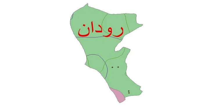 نقشه شیپ‌ فایل اقلیم‌شناسی شهرستان رودان + 7 لایه اقلیمی