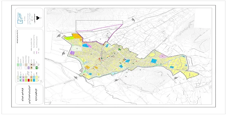دانلود طرح جامع شهر ایج سال 92 + آلبوم نقشه ها