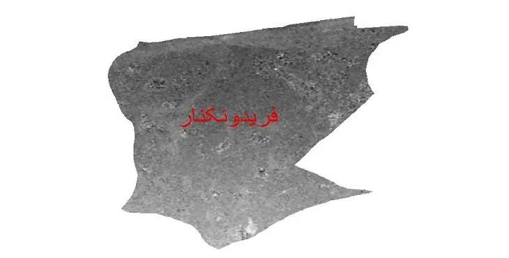 دانلود نقشه دم (DEM) شهرستان فریدونکنار | دقت 30 متر