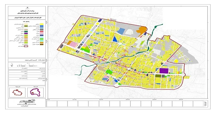 دانلود طرح جامع شهر شیروان سال 98 + آلبوم نقشه ها