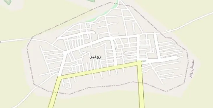 دانلود نقشه شهر رونیز + pdf با کیفیت بالا