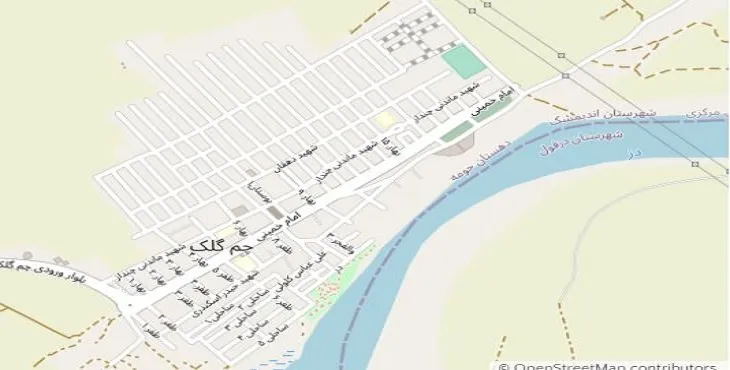 دانلود نقشه شهر چم گلک + pdf با کیفیت بالا