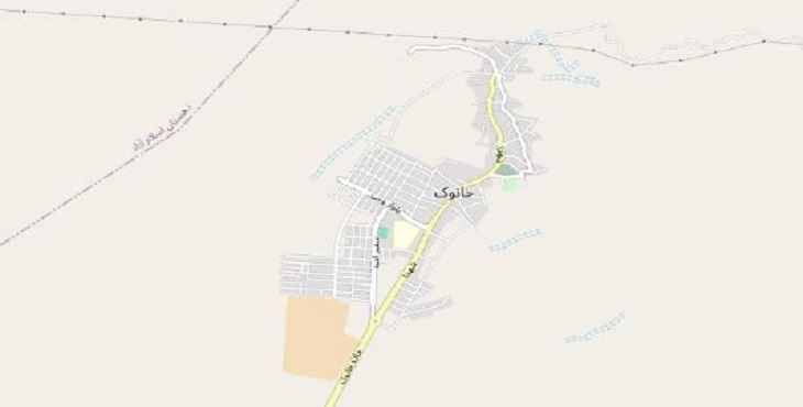 دانلود نقشه شهر خانوک + pdf با کیفیت بالا