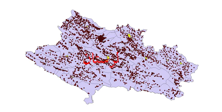 دانلود نقشه شیپ فایل (GIS) تقسیمات سیاسی استان لرستان سال 1400