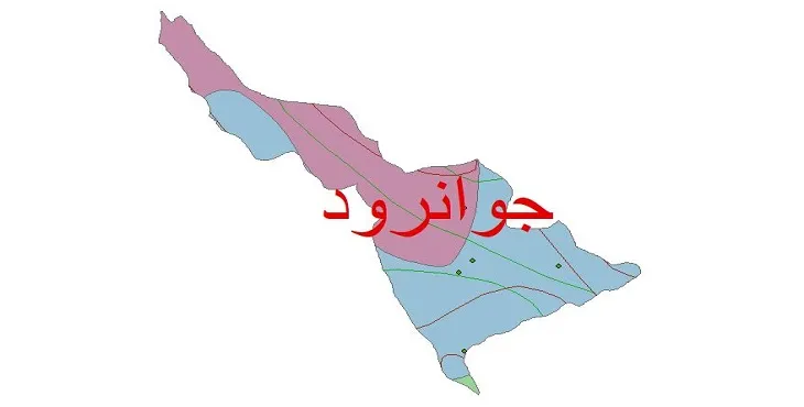نقشه شیپ‌ فایل اقلیم‌شناسی شهرستان جوانرود + 7 لایه اقلیمی
