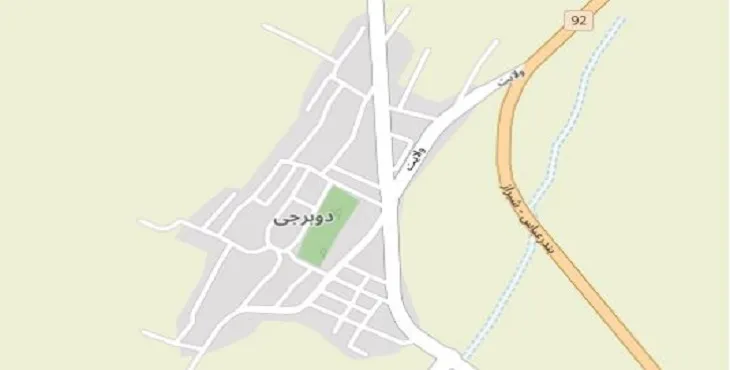 دانلود نقشه شهر دوبرجی + pdf با کیفیت بالا