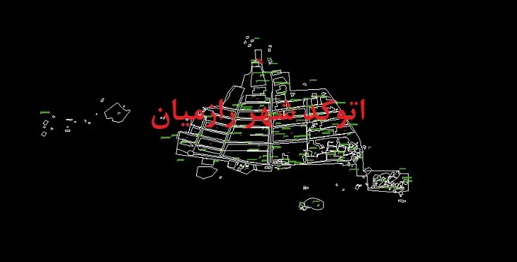 دانلود نقشه اتوکد شهر رازمیان