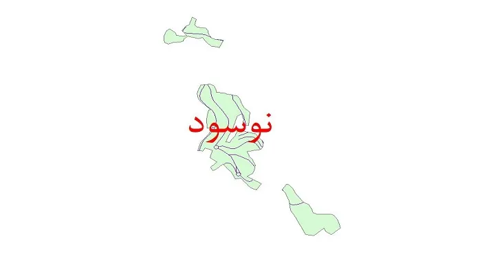 دانلود نقشه شیپ فایل شبکه معابر شهر نوسود