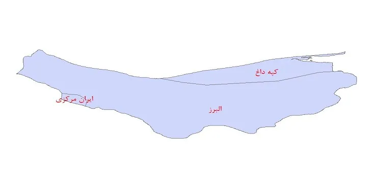 دانلود نقشه شیپ فایل (لایه GIS) ساختار زمین ساختی استان مازندران