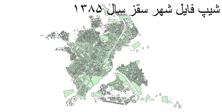 دانلود شیپ فایل بلوک آماری شهر سقز