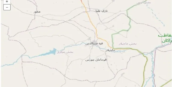 دانلود نقشه شهرستان چایپاره + pdf با کیفیت بالا