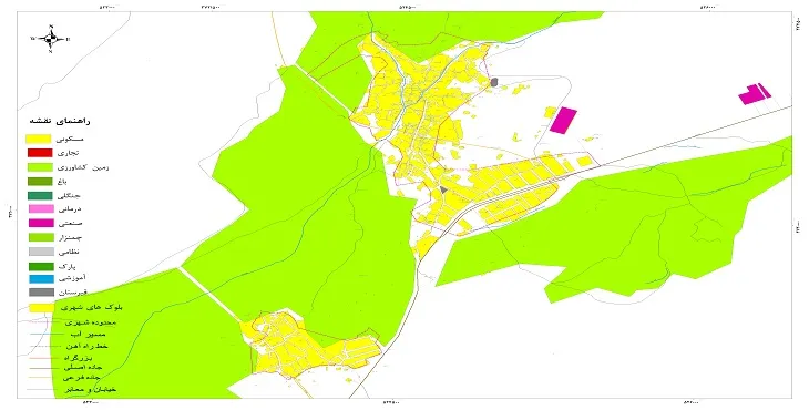 جدیدترین نقشه شهر کامو و چوگان | قابل چاپ + کیفیت بالا