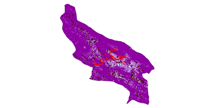 دانلود نقشه های شیپ فایل شهرستان چگنی + کاملترین لایه GIS