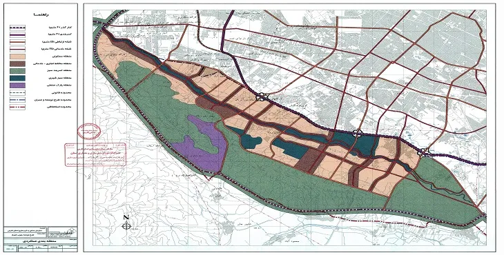 دانلود آلبوم نقشه های طرح توسعه جنوب شهر شیراز