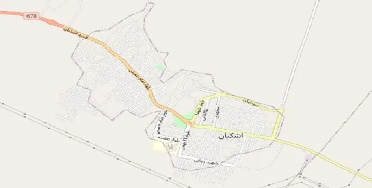 دانلود نقشه شهر اشکنان + pdf با کیفیت بالا