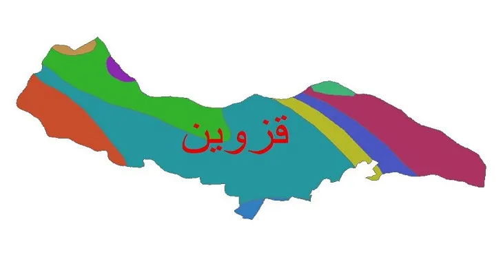 نقشه شیپ‌ فایل اقلیم‌شناسی شهرستان قزوین + 7 لایه اقلیمی