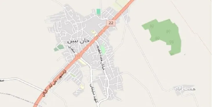 دانلود نقشه شهر خان ببین + pdf با کیفیت بالا