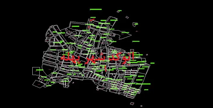 دانلود نقشه اتوکد شهر پهله