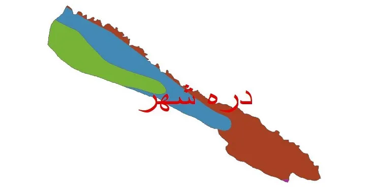 نقشه شیپ‌ فایل اقلیم‌شناسی شهرستان دره شهر + 7 لایه اقلیمی