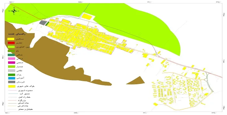 جدیدترین نقشه شهر لپوئی | قابل چاپ + کیفیت بالا