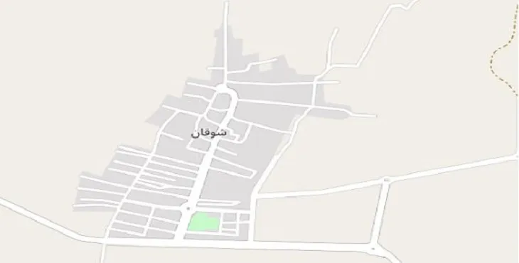 دانلود نقشه شهر شوقان + pdf با کیفیت بالا