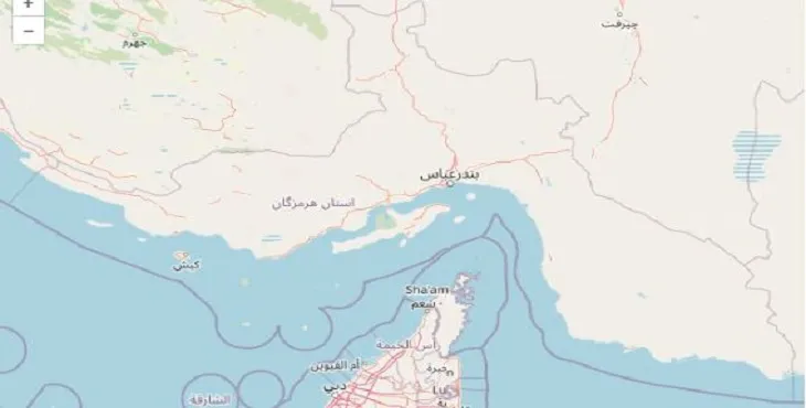 دانلود نقشه استان هرمزگان + pdf با کیفیت بالا