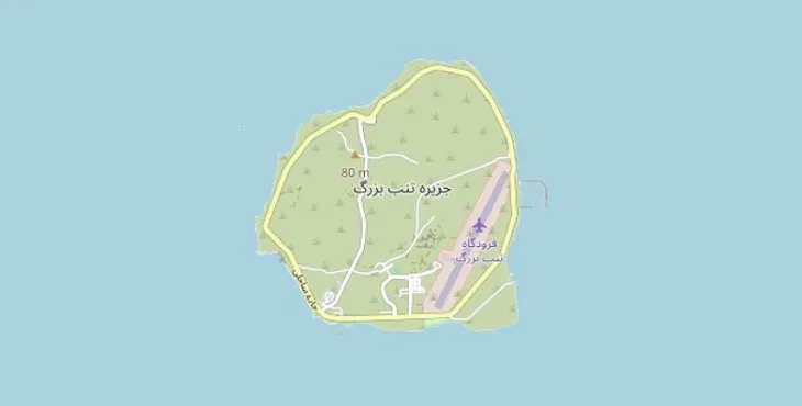 دانلود نقشه شهر تنب بزرگ + pdf با کیفیت بالا