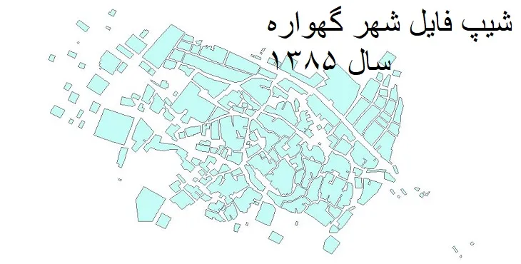 دانلود شیپ فایل بلوک آماری شهر گهواره