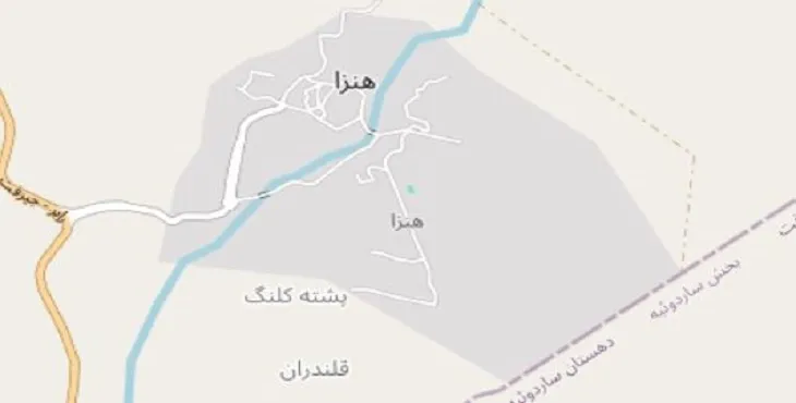 دانلود نقشه شهر هنزا + pdf با کیفیت بالا