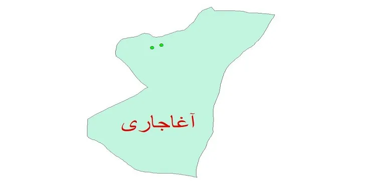 دانلود نقشه شیپ فایل کیفیت آب چاه های شهرستان آغاجاری