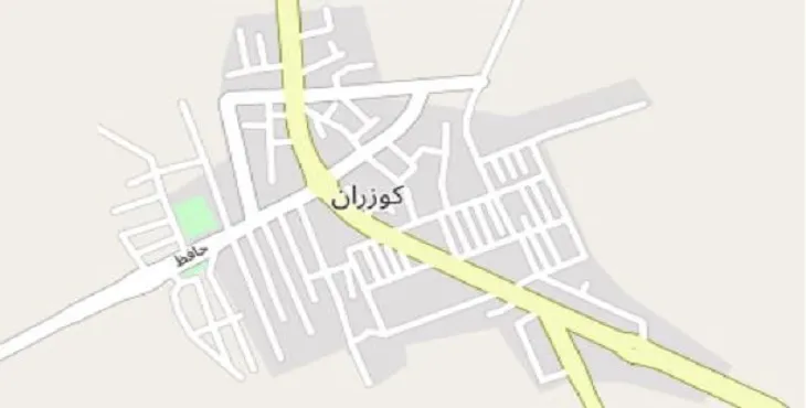 دانلود نقشه شهر کوزران + pdf با کیفیت بالا