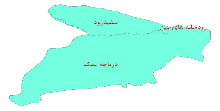 دانلود نقشه شیپ فایل (لایه GIS) حوضه های آبریز استان البرز