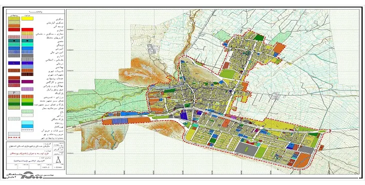دانلود آلبوم نقشه های طرح جامع شهر دهاقان