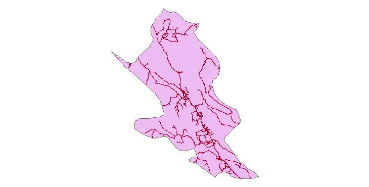 جدیدترین نقشه شیپ فایل راه های شهرستان سپیدان + PDF