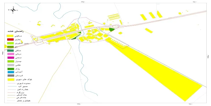 نقشه شیپ فایل (GIS) شهر رباط 1404 + عکس با کیفیت