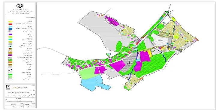 دانلود طرح جامع شهر زرقان سال 94 + آلبوم نقشه ها