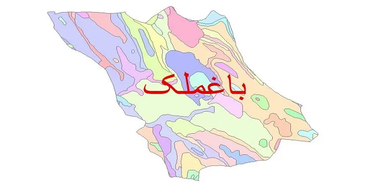 نقشه شیپ فایل (GIS) زمین‌ شناسی شهرستان باغملک