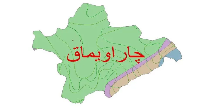 نقشه شیپ‌ فایل اقلیم‌شناسی شهرستان چاراویماق + 7 لایه اقلیمی