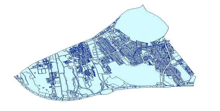 دانلود نقشه اتوکد منطقه 19 شهر تهران