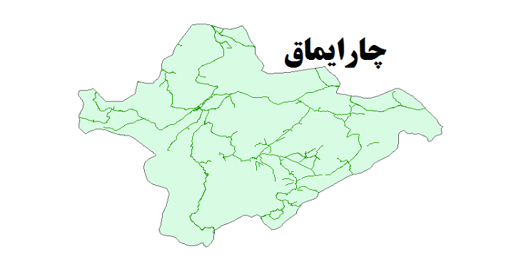 شیپ فایل شبکه راههای شهرستان چاراویماق 1399