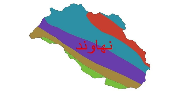 نقشه شیپ‌ فایل اقلیم‌شناسی شهرستان نهاوند + 7 لایه اقلیمی